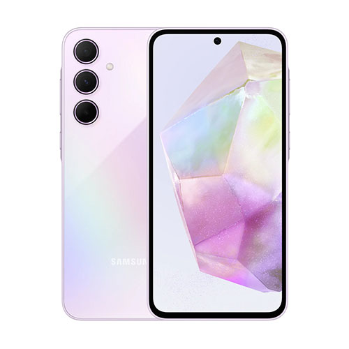 A35-Awesome-Lilac-1.jpg Samsung Galaxy A55 12GB/256GB 5G Dual Sim + eSIM Awesome Lilac – Global Version – SM-A556E-DS - Image 1
