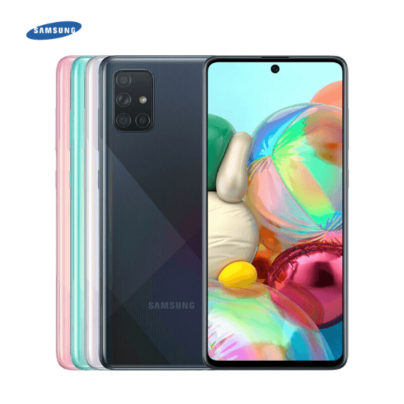 A71-1.png Samsung Galaxy A71 8GB/128GB SM-A71GF/DS Dual Sim CRUSH BLACK - Image 1