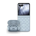 Motorola Razr 60 5G 8GB/256GB Swarovski Edition + Moto Buds Loop XT2553-1 Pantone Ice Melt -Global Version
