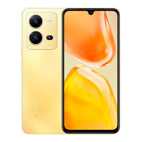 Vivo-V25-Sunrise-Gold.jpg Vivo V25 8GB/256GB 5G Dual Sim Sunrise Gold – Global Version - Image 1