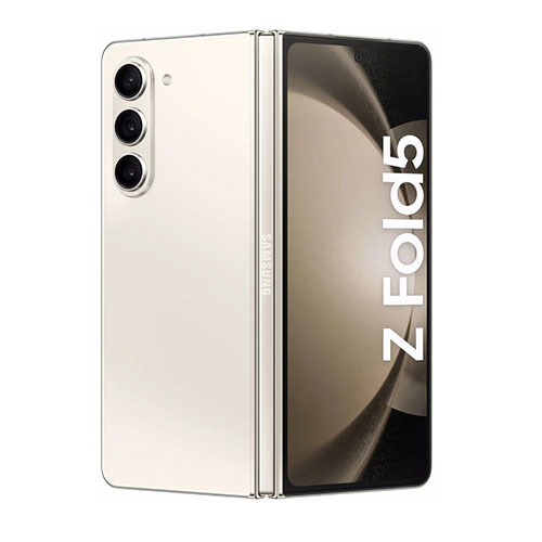 Z-Fold-Cream.jpg Samsung Galaxy Z Fold5 5G Dual Sim + Esim 12GB/512GB Cream - Factory Unlocked (Global Version) SM-F946B - Image 1