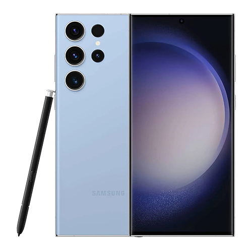 galaxy-s23-ultra-sky-blue.jpg Samsung Galaxy S23 Ultra 5G Dual SIM 12GB/256GB – Sky Blue – SM-S9180-Snapdragon 8 Gen 2 - Image 1