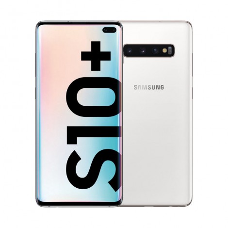 s10-plus-white-1.jpg Samsung Galaxy S10 Plus 8GB/128GB SM-G975F/DS Dual-Sim Prism White - Image 1