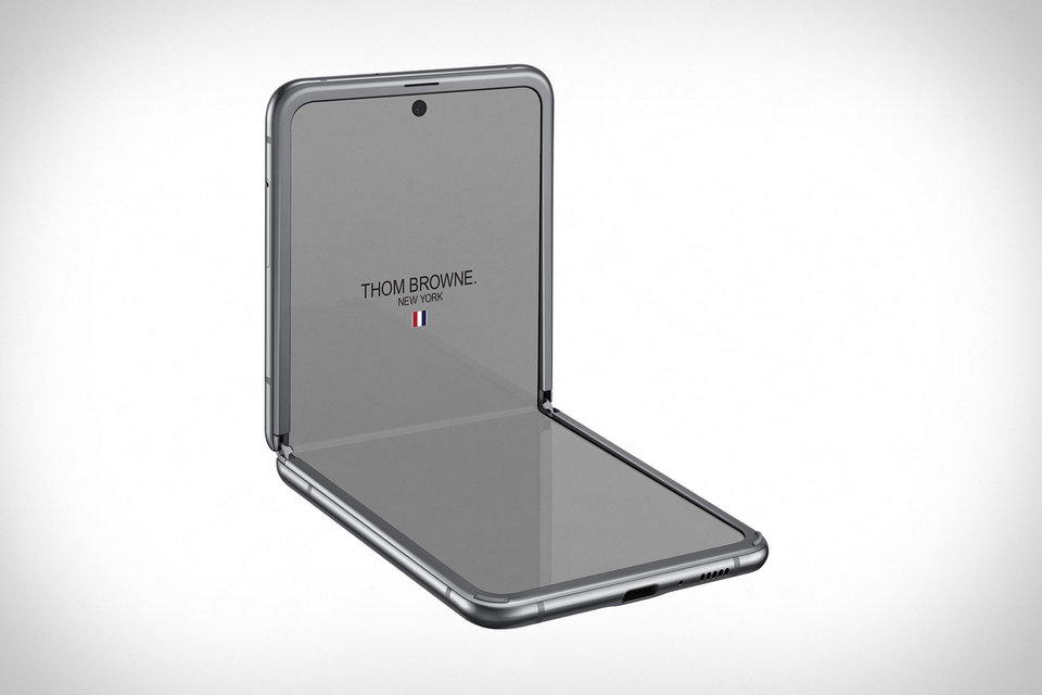 samsung-thom-browne-z-flip-1.jpg Samsung Galaxy Z Flip 8GB/256GB SM-F700 Thom Browne Edition - Image 1